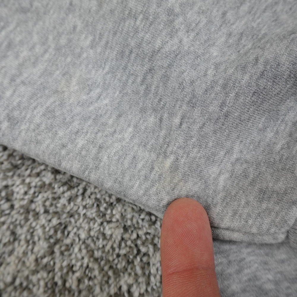 Adidas Men's Gray Zip-Up Hoodie with Multicolor Trefoil Logo - Picture 9 of 13